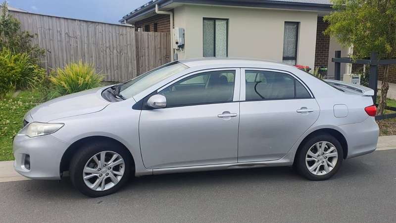 Silver Toyota Corolla available for weekly rental from Plenum in Newcastle